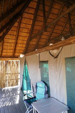 terrasse Muweti Bush Lodge Afrique du Sud